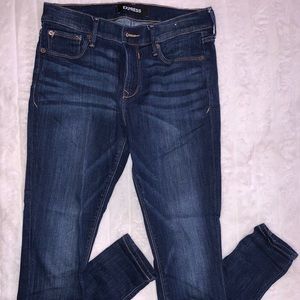 Express Mid Rise Legging Jeans sz 8